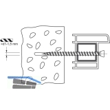 Rahmenanker 7.5x 92 Zylinderkopf 7.5 Torx30 verzinkt dbellose Verschraubung