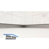 Design Alu-Eckprofil 5000 mm. Edelstahl Effekt