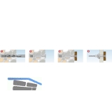 TOX-TRIKA Allzweckdbel 6x 36 mit Kappe Kunststoff wei