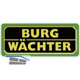 BURG WCHTER MZ 23 Zyl.-Kastenschloss Sperre Z 2, Lnge 25 mm, Messing poliert