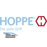 HOPPE Fenstergriff AMSTERDAM - verdeckt geschr., VK 7 x 37 mm, silber elox.