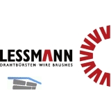 LESSMANN Topfbrste gezopft 80 x 0.50 mm M14 Stahldraht