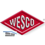 WESCO Tritt-Abfallsammler Wesco-Softer,  270, H 580, 22 Liter, braun/Edelstahl