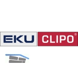 EKU CLIPO 16 GPK/GPPK Glasfixierungsprofil, Lnge 2500, Aluminium eloxiert