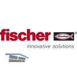 FISCHER FRS Spannbereich 159-165 mm M8/M10 Gelenkrohrschelle zweiteilig