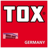 TOX-TRI-Allzweckdbel 12x 71 ohne Kappe Kunststoff rot