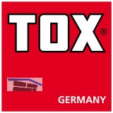 TOX-4AS-Schuppendbel 8x 49 mit Kappe Kunststoff wei