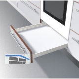 BLUM METABOX N Zarge 320 Schraubversion, Teilauszug, NL 450, cremewei