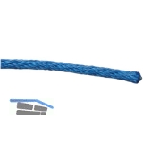 Kunststoffleine Polypropylen spiralgeflochten blau  6 mm Rollenlnge 500 m