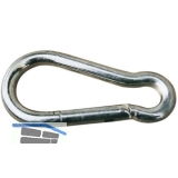 Feuerwehr-Karabiner verzinkt DIN 5299C 10/100