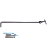Aufspreizstangen austragend, 350x8 mm, Stahl blank