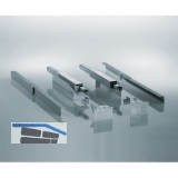 Ausziehtischführung TopFlex, Auszugslänge 810 mm, Stahl verzinkt