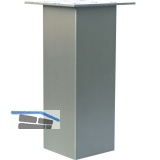 Barkonsole Jumbo, Höhe 170 mm, Aluminium Edelstahl Effekt