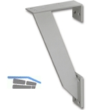 Barkonsole RAB schräg 50 x 10 mm, Höhe 322,5 mm, Tiefe 154 mm,Aluminium eloxiert