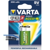 VARTA Batterie Power Akku 6F22 9V 200 mAh (1 St)