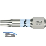 WERA Bit-Einsatz Edelstahl 3867/1TS 1/4\&quote;sechskant TX10/25 mm Torx
