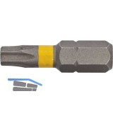 Bit-Einsatz mit Farbring 1/4\&quote;sechskant TX 10/25 mm Torx