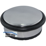 SECOTEC Bodentrpuffer - freistehend rund 95, 1,3kg, H 45 mm Edelstahl poliert