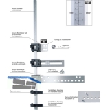 HETTICH ACCURA Ersatzschieber mit Bohrbuchse - Aluminium/Kunststoff, 44767