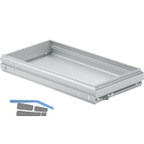 HETTICH SYSTEMA TOP 2000 Breitwandschubladen, KB 1000 mm, Alu-Finish