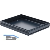 HETTICH SYSTEMA TOP 2000 Breitwandschubladen, KB 800 mm, schwarz