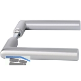 SCH-LINE Drckerpaar SCH L-Form, TS - 43 mm, silber eloxiert