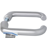 SCH-LINE Drckerpaar SCH U-Form, TS- 43 mm, silber eloxiert
