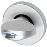 SCH-LINE WC, -Rosette SCH Line, L/U-Form  50 mm, silber eloxiert