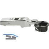 BLUM CLIP top Glastrscharnier 94, gerade, mit Feder, Schrauben