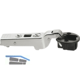 BLUM CLIP top Glastrscharnier 94, 9,5mm gekrpft, mit Feder, Schrauben