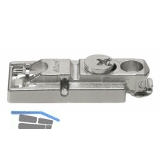 BLUM CLIP Montageplatte gerade, Spax-Schrauben, HV: Exzenter, Distanz 0 mm