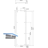 CPU-Halter Modell 005, Farbe schwarz