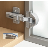 BLUM CLIP top BLUMOTION Alurahmenscharnier 95, 9,5mm, mit Feder, Schrauben