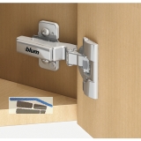 BLUM CLIP top Winkelscharnier -45, 110, max. aufschlagend, III, Schrauben