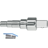 GEDORE Kombi-Stufenschlssel 5 Abstufungen fr Verschraubungen 3/8-1\&quote;