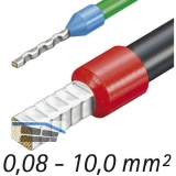 KNIPEX Crimpzange selbsteinstellend AWG 28-7 0.08-10.0 mm Fronteinfhrung