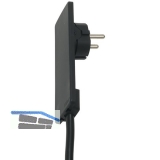 EVOline Plug-Schukostecker, max.3500 Watt, Kunststoff schwarz