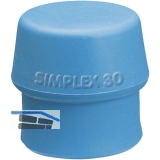 Schonhammer-Einsatz Kopfdurchmesser 40 mm TPE-Soft blau