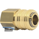 Euro Druckluft Kupplung aus Messing mit Innengewinde 1/2\&quote;