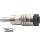 Euro Druckluft Kupplung aus Messing mit Auengewinde 1/2\&quote;