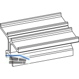 GU-937/934 HS Fhrungsschiene oben P1786, L=6700 mm, silber eloxiert