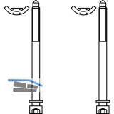 GU Thermostep Eckverbinder-Befestigungsset unten