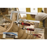 BESSEY Ganzstahl-Schraubzwinge GZ-2K Spannweite 200 mm Ausladung 100 mm