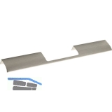 Griffleiste Edge Urban LA 2 x 64 mm, Lnge 350 mm, Aluminium Edelstahl Effekt