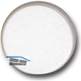 GRUNDMANN Blindrosette WG mit Universaltrger \&quote;U\&quote;, silber eloxiert
