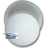 SCH-LINE Trknopf SCH-LINE Flachform - auf Ros.,  44 mm fest, silber elox.