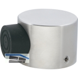 KWS Bodentrpuffer  -  50 mm, Hhe 35 mm, Edelstahl matt