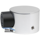 KWS Bodentrpuffer  -  50 mm, Hhe 35 mm, silber eloxiert