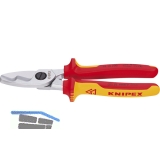 KNIPEX VDE-Kabelschere Lnge 200 mm fr Kabeldurchmesser 20 mm AWG 2/0