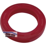 Kennring fr Zylinderschlssel mittel DM 25 mm, Kunststoff rot